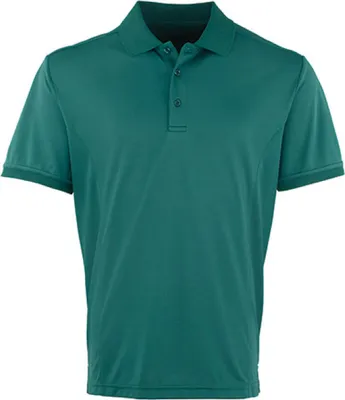 Produktbild von Premier Workwear PR615 | Herren Coolchecker Piqué Polo / ® Standard 100 - Farbe: Bottle (ca. Pantone 560) - Größe: L