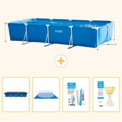 Obrázek produktu pro Obdélníkový bazén s rámem - 450 x 220 x 84 cm - 5 dílů, model S22359