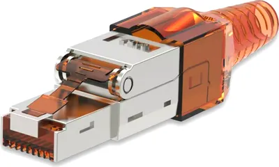 Produktbild von Netzwerk Stecker CAT 7 Werkzeuglos RJ45 CAT7 Netzwerkstecker für Netzwerkkabel