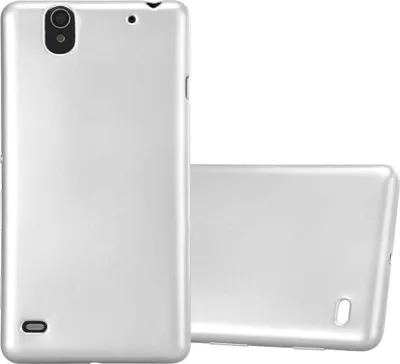 Produktbild von Cadorabo Schutzhülle für Sony Xperia C4 Hülle in Silber Handyhülle TPU Silikon Etui Cover Case