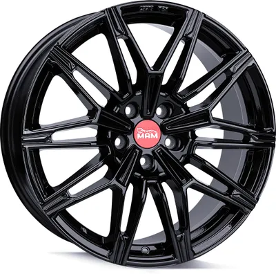 Produktbild von 19 Zoll MAM B3 5x120 ET35 Alufelgen BLACK PAINTED