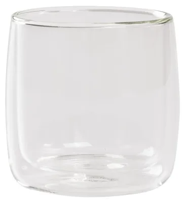 Produktbild von No Bilia 4er-Set doppelwandige Borosilikatglas-Trinkgläser - Klar - Modernes und elegantes Design für heiße und kalte Getränke NB-4X