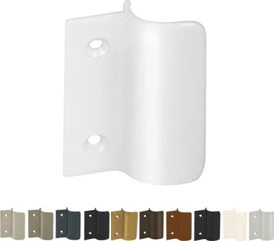 Produktbild von Alu Balkontür Ziehgriff mit Steg , Farbe:Schwarz RAL 9005