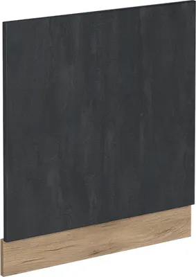 Produktbild von Frontblende Vicco R-Line Schwarz Beton 60 cm ohne Arbeitsplatte, Model 42829