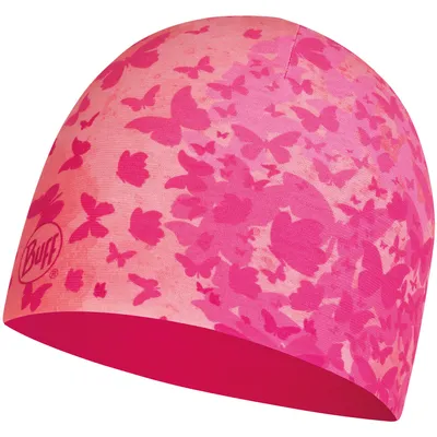 Image de BUFF Microfibre Polar Hat Bonnet fonctionnel enfant papillon rose