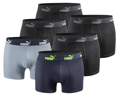 Produktbild von Puma Everyday Comfort Baumwolle Stretch Boxershorts Herren (6er Pack)