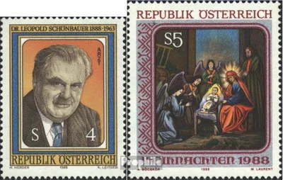 Produktbild von Briefmarken Österreich 1988 Mi 1941,1943 (kompl.Ausg.) gestempelt Sondermarken
