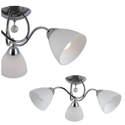 Produktbild von Deckenleuchte Chrom LUGANO PND-5643-3 Italux