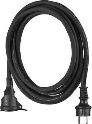 Obrázok produktu pre Neoprénový predlžovací kábel EMOS - zástrčka, 5 m, 3 × 1,5 mm2