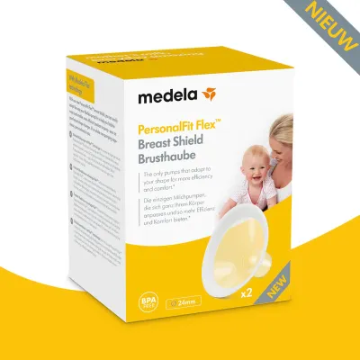 Produktbild von Medela PersonalFit Flex Brusthaube Grösse M, 2 Stück, Brustschild, Silikon, Transparent, M, 2 Stück(e), Box