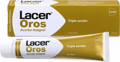 Obrázek produktu pro Zubní pasta s trojím účinkem Lacer Oro (75 ml)