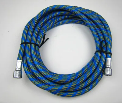 Produktbild von Textil-Luftschlauch 3 Meter, 1/8 Gew. beidseitig HSB31 / BD-24 Blue
