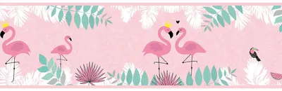 Imagen del producto de Profhome 403758-GU Empapelado con dibujo animales mate rosa verde 0,75 m2