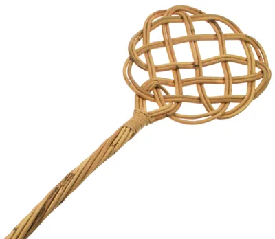 Produktbild von Peggy Perfect Teppichklopfer aus Korbweide Sonnenform