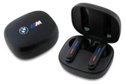 Image de Bmw Bluetooth Headphones Bmbemiatp20Lok Tws + Docking Station Black/Black Printed Logos
