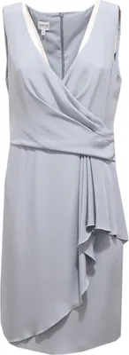 Produktbild von 2083AA abito donna ARMANI COLLEZIONI hellblau vestito ärmelloses Kleid Frau