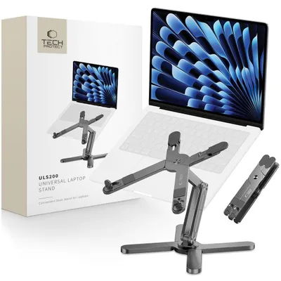 Produktbild von Tech-Protect Uls200 Universal-Laptop-Ständer Grau