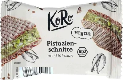 Produktbild von KoRo Pistazienschnitte mit 45 % Pistazie 22g -