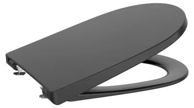 Image de ROCA Abattant WC ONA frein chute déclipsable - Noir mat A801E12081