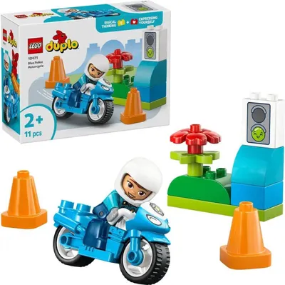 Image de LEGO DUPLO Ma Ville Moto de Police Bleue 10471