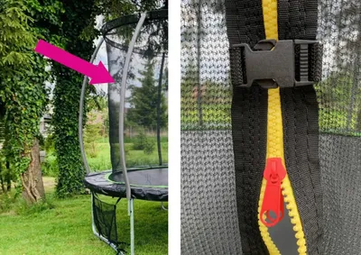 Produktbild von LEAN Sport Indoor-Netz für Sports Max 14ft Trampolin Pink