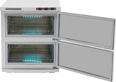 Produktbild von Handtuchwärmer, 2-stufiges Design, elektrische Heizung, WEISS, 220V