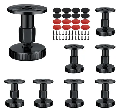 Obrázok produktu pre Nastaviteľné nožičky na nábytok, 8 kusov, výška 27-64 mm, s protišmykovou podložkou