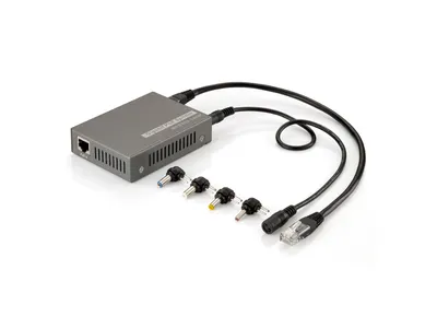 Obrázek produktu pro LevelOne POS-3000, IEEE 802.3, IEEE 802.3ab, IEEE 802.3af, IEEE 802.3at, IEEE 802.3u, 10/100/1000Base-T(X), Černá, 0 - 45 °C, 5 - 95%, 92 mm