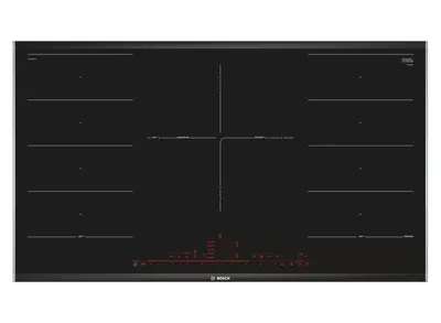 Zdjęcie produktu dla Bosch Serie 8 PXV975DV1E, Czarny, Wbudowany, Płyta indukcyjna strefowa, Szkło ceramiczne, 5 stref(y), 5 stref(y)