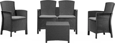Produktbild von Lounge-Set für den Außenbereich Urano,  100 %  Italy,  Anthrazit