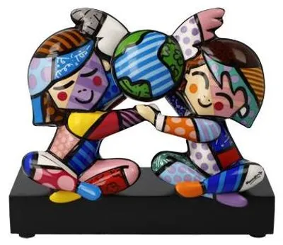 Productafbeelding van Goebel Romero Britto Figuur: Kinderen van de Wereld