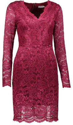 Produktbild von Kleid der Dame NUMOCO A170-5 BURGUND Größe: L