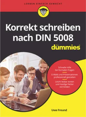 Immagine prodotto di Korrekt schreiben nach DIN 5008 für Dummies