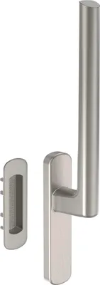 Produktbild von MACO HS Griffgarnitur 12, innen, TS 87-110 mm, Alu titan eloxiert (103815)