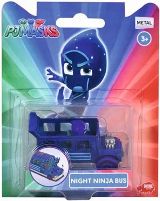 Obrázek produktu pro PJ Masks Noční Ninja Bus Die-Cast Vehicle.