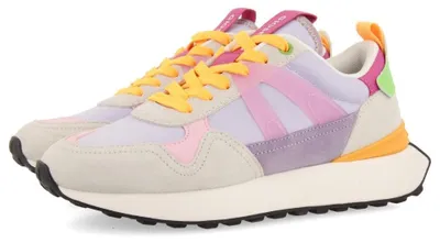 Produktbild von Gelbe Sneaker mit mehrfarbigen Details für Damen von Adair, Malve, 41 EU