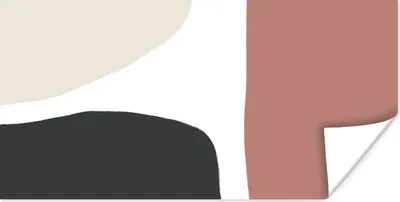 Produktbild von MuchoWow® Poster Pastell - Abstrakt - Design 40x20 cm - Poster für die Wand - Poster Schlafzimmer