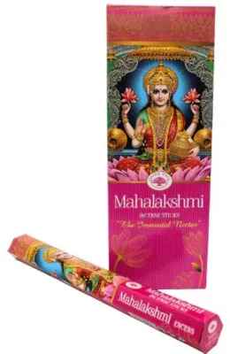 Obrázok produktu pre Vonné tyčinky Green Tree Incense „Mahalakschmi“ Hexa, 20 ks