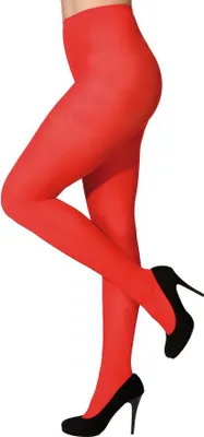 Produktbild von Strumpfhose blickdicht 60 DEN Rot S-M