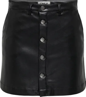 Produktbild von Only ONLAMAZING-LIORA HW FAUX LEAT SKIRT Black L