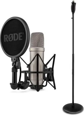 Produktbild von Rode Studio-Mikrofon NT1 5th Generation mit Einhand-Mikrofonständer