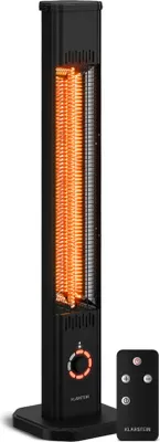 Produktbild von Klarstein Infrarotheizung Standgerät 2000W – 8 Stufen, Fernbedienung, Timer, IP65, Kippschutz, Wandmontage & Standfuß, leise, für Außenbereich bis 15 m², Infrarot Heizung