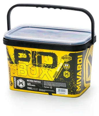 Produktbild von Mivardi Method particle - Scopex / Vanilla (3kg box) Feederfutter