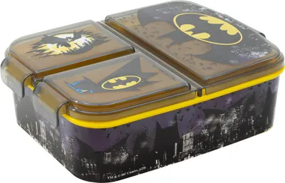 Produktbild von Batman Kinder Premium Brotdose Lunchbox Frühstücks-Box Vesper-Dose mit 3 Fächern