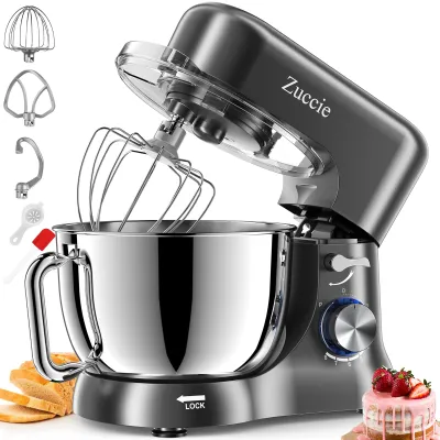 Standmixer 5 l Edelstahl, 8 Stufen, inkl. Zubehör