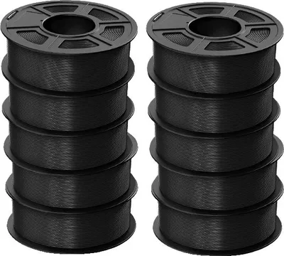 Obrázek produktu pro vlákno pro 3D tiskárny, vysokorychlostní výkon, bez bublinek, PLA 10Black