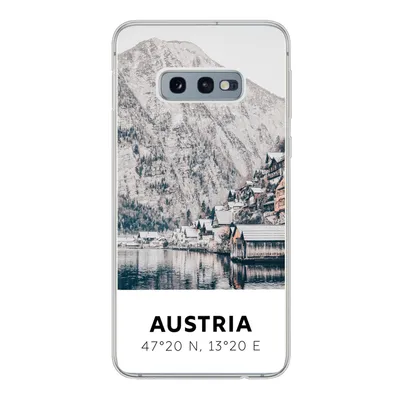 Produktbild von MuchoWow® Handyhülle Schutzhülle Hülle für Samsung Galaxy S10e Österreich - Wasser - Berge - Alpen Silikon Softcase Handy Hülle - Handy