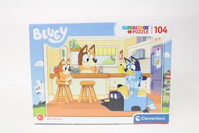 Zdjęcie produktu dla Cle Puzzle 104 Maxi Superkolor Bluey 27169