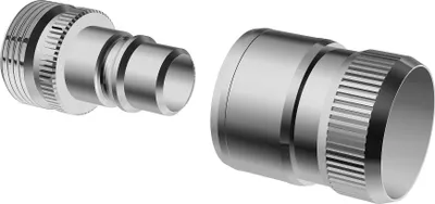 Produktbild von Hansa Brauseschlauch-Steckkupplung Schnellverschluss G1/2 DN15 chrom 04050200