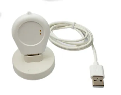 Zdjęcie produktu dla Kabel USB 2.0 SYSTEM-S o długości 93 cm do ładowania smartwatcha OnePlus Watch w kolorze białym